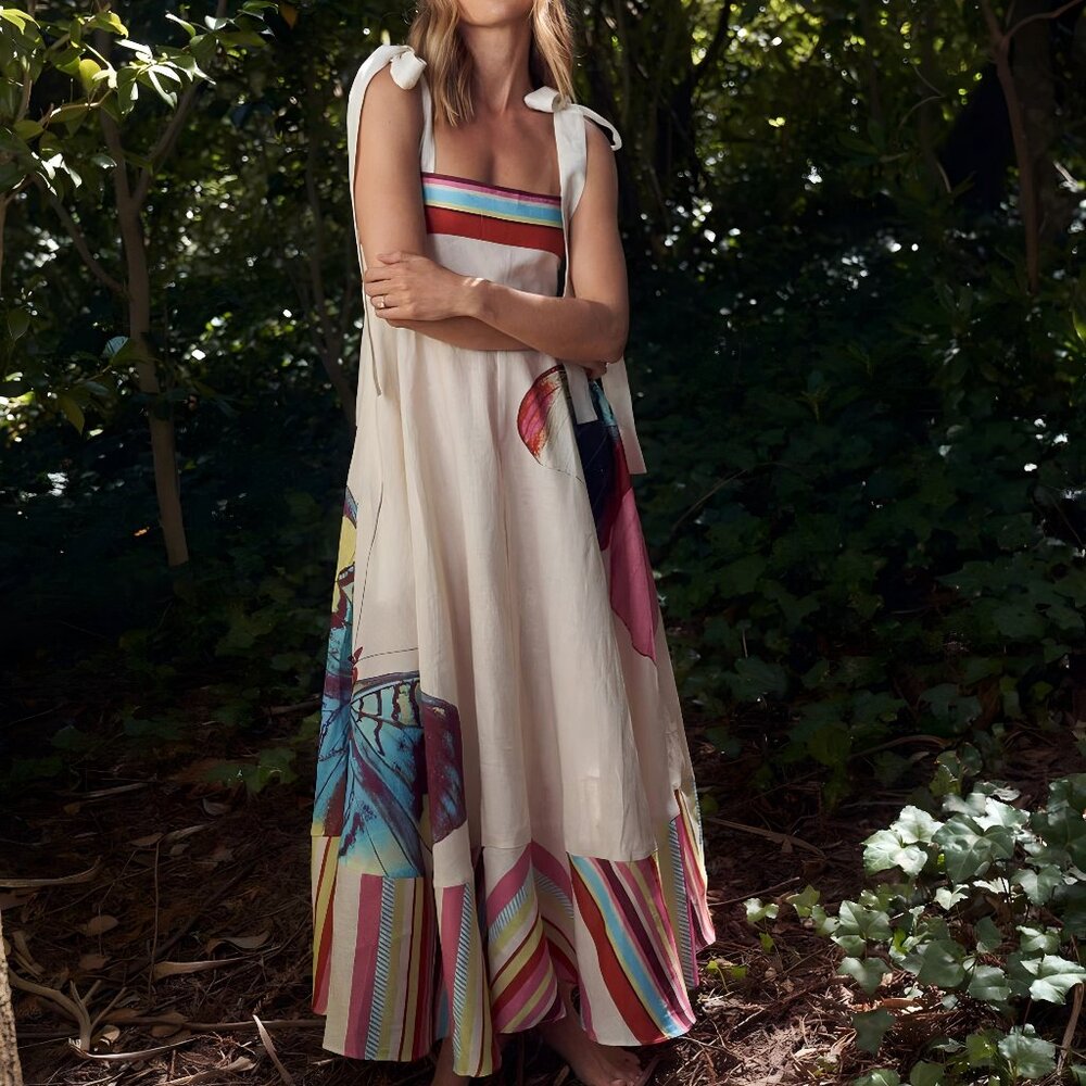 Aston Studio Pippa Dress - Cloud Papillon